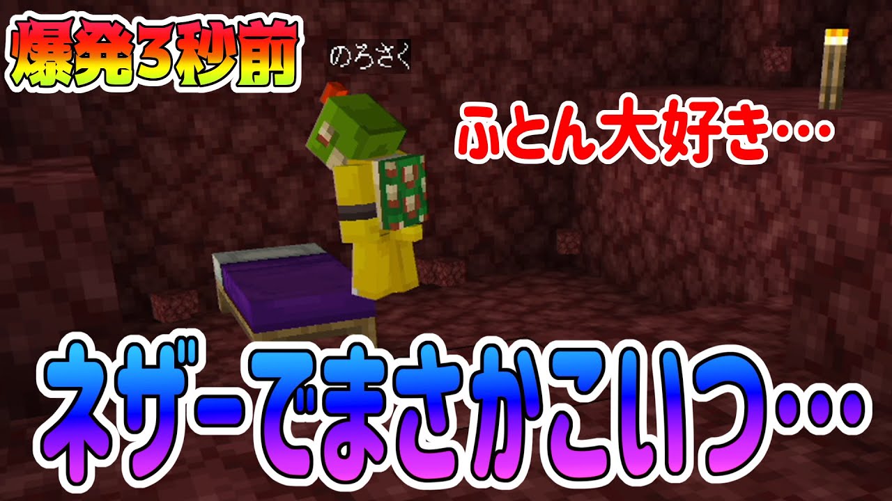 【マインクラフト】４人でマイクラ！ネザー初挑戦でのろさくがいきなりやらかす！ #19 【ポポのろクラフト】