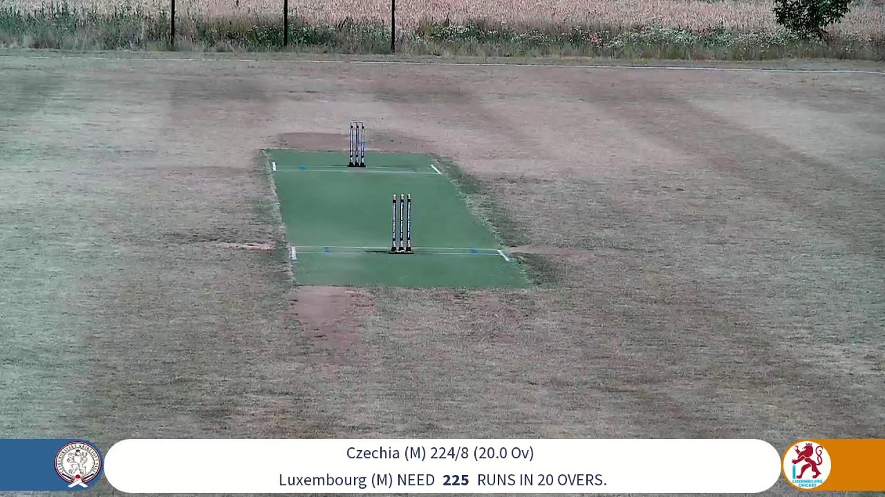 Luxembourg (M) vs Czechia (M) live cricket match | 28-Jun-26 09:30 AM 20 live - Central Europe Cup