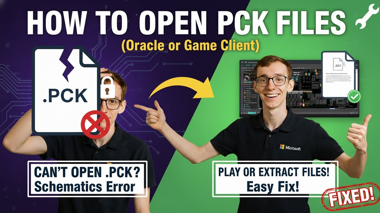 How to Open PCK Files (Oracle or Game Client)