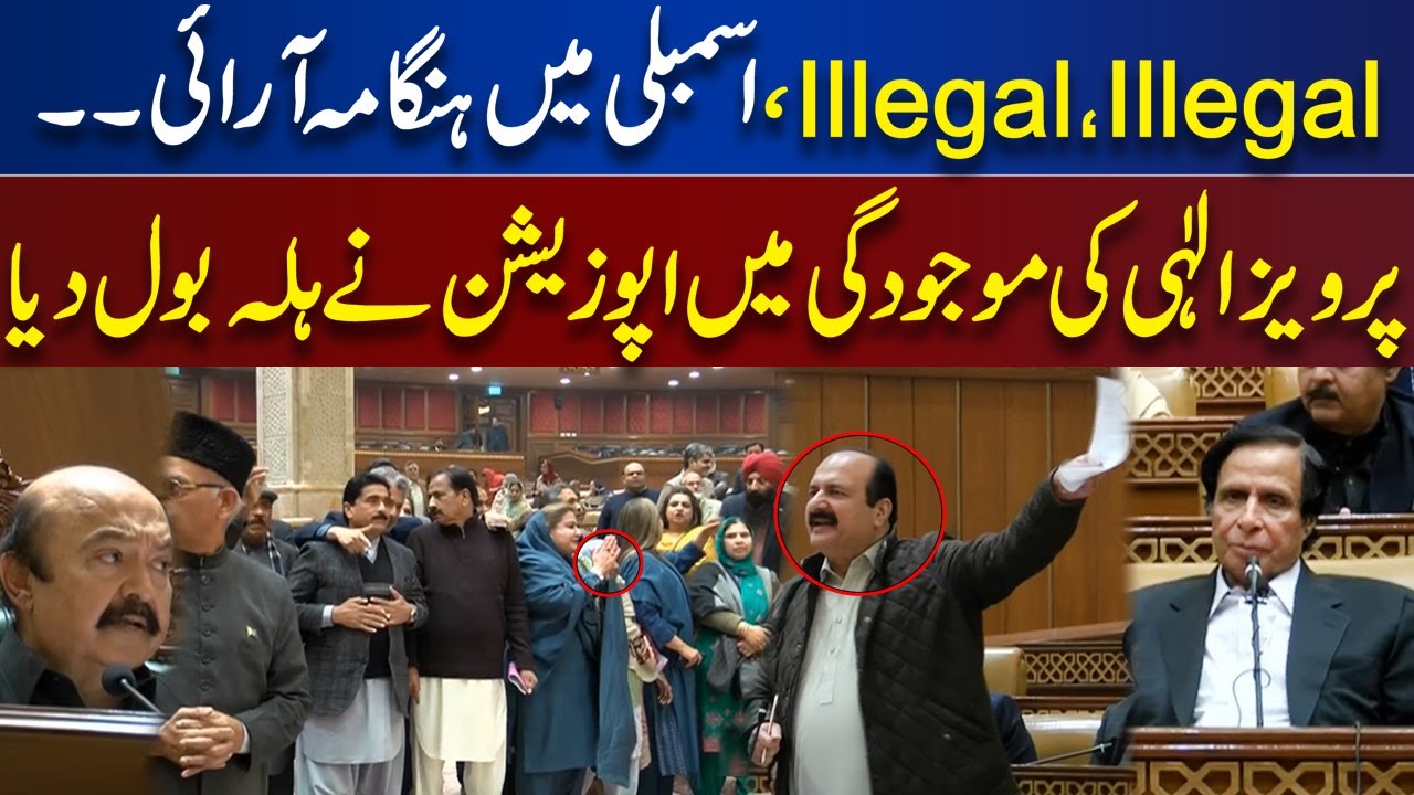 Must WATCH! Heavy Fight Between PML-N and PTI in Punjab Assembly