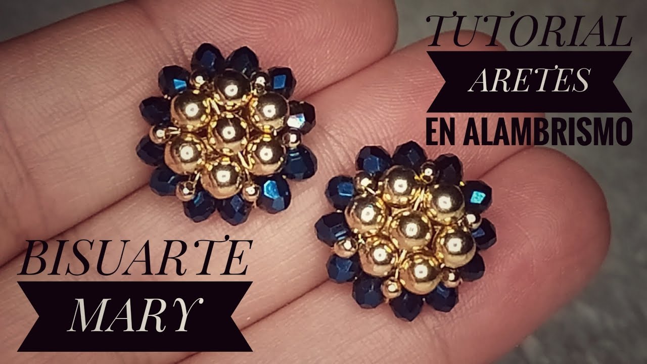 Aretes en Alambrismo para principiantes 🌺 paso a paso ✨✨