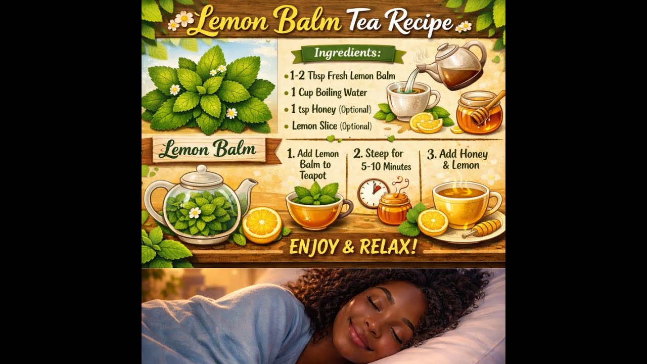 The Benefits of Drinking Lemon Balm Tea Before Bedtime