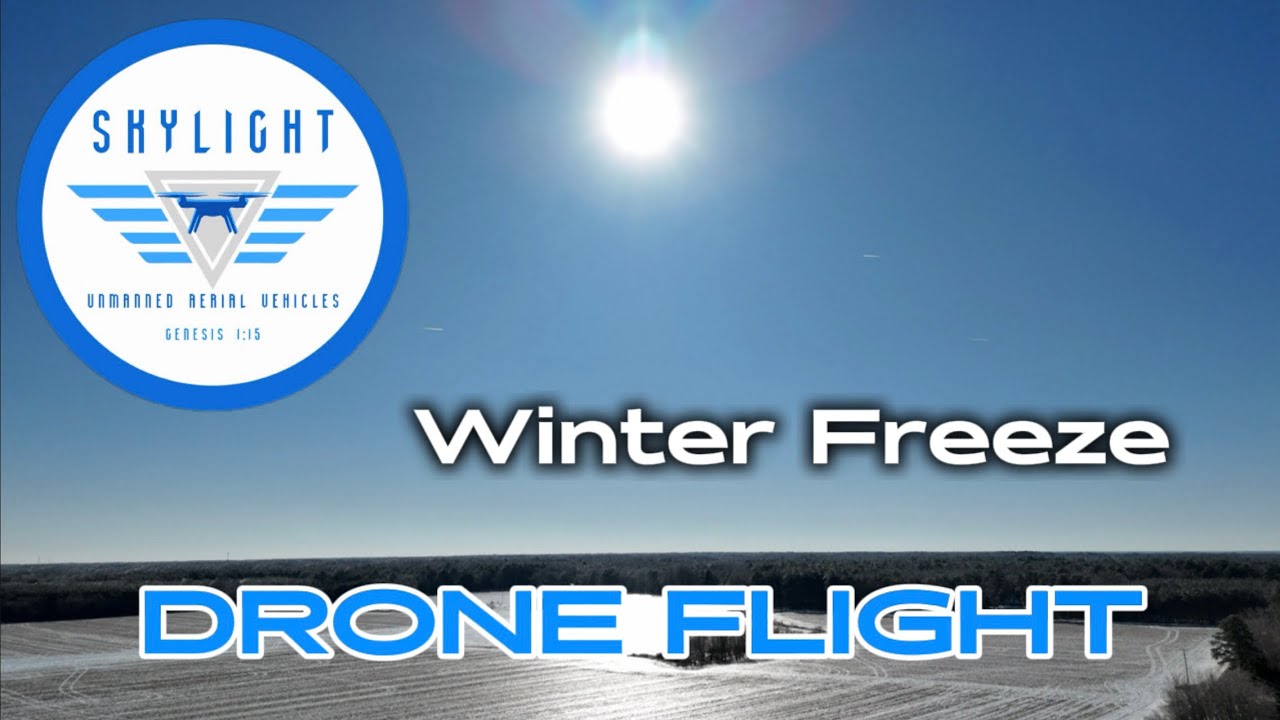 Winter Freeze Drone Flight  #WinterDroneFlight #WinterStorm2026 #4KDrone