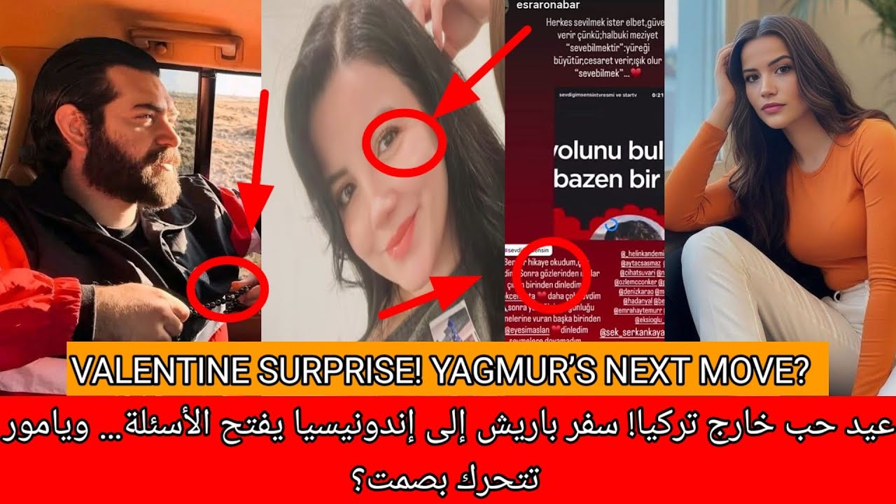 عيد حب خارج تركيا! سفر باريش إلى إندونيسيا يفتح الأسئلة… ويامور تتحرك بصمت؟