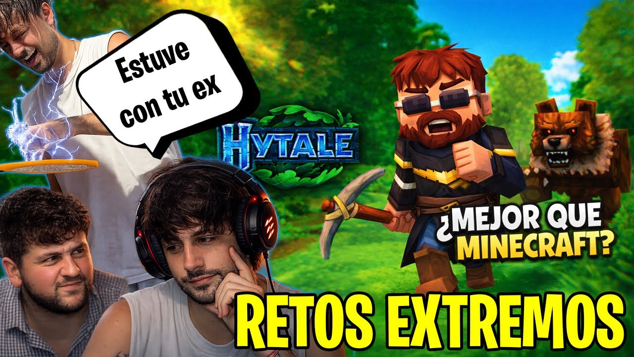 Hytale es MEJOR que Minecraft? Lo probé con RETOS EXTREMOS