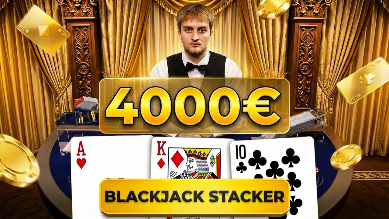 4K VS BLACK JACK BET STACKER ! (LIVE DEALER)