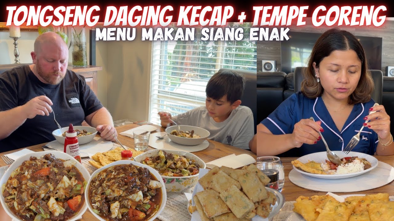 RESEP TONGSENG DAGING KECAP DAN TEMPE GORENG TEPUNG