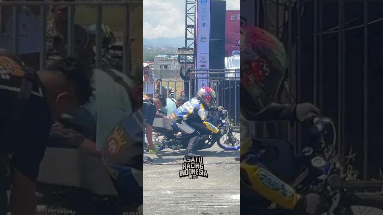 WIJAYA RACING(ALBARKAH) VS TEKNO TUNER (ELRUM) || PANASKAN ATMOSFER DRAGBIKE PALU 