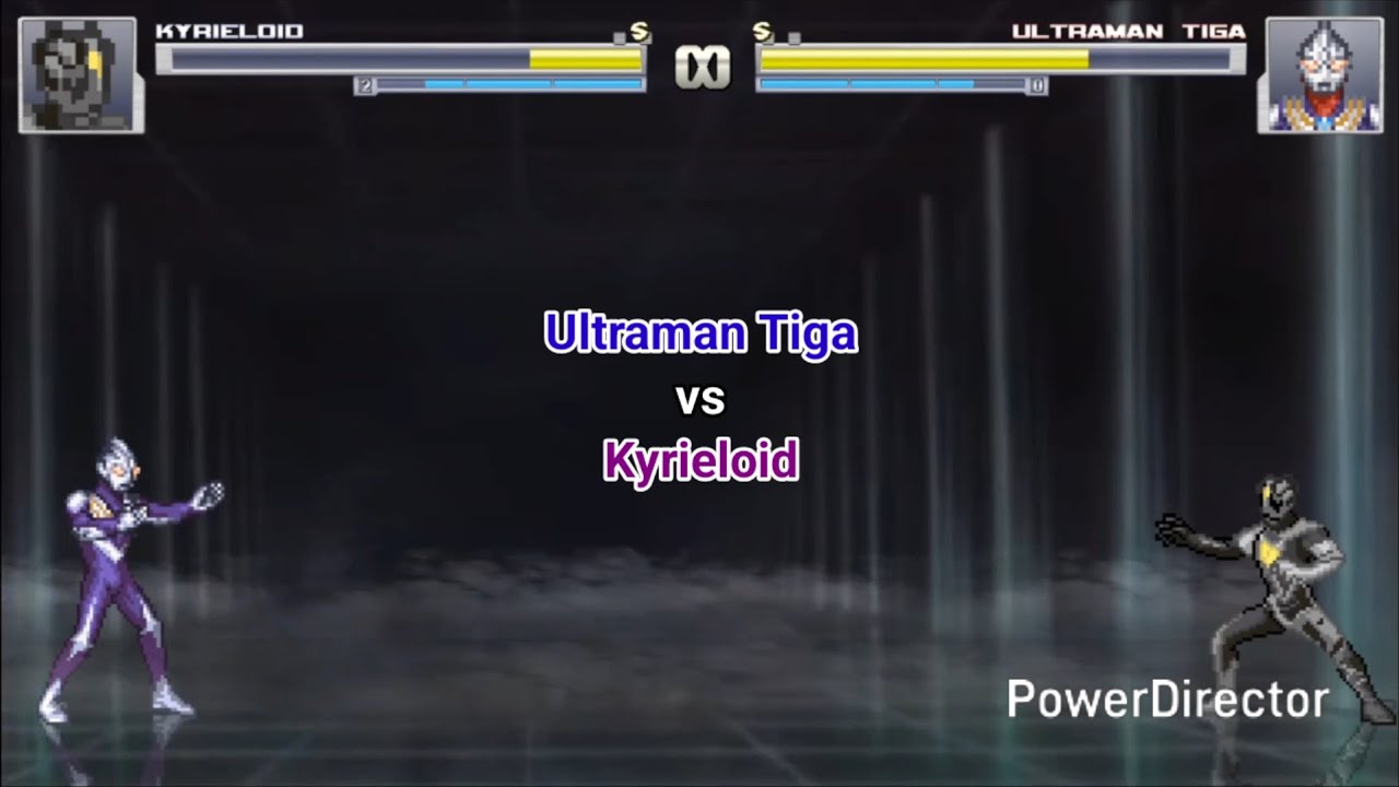 [MUGEN] Ultraman Tiga vs Kyrieloid 2