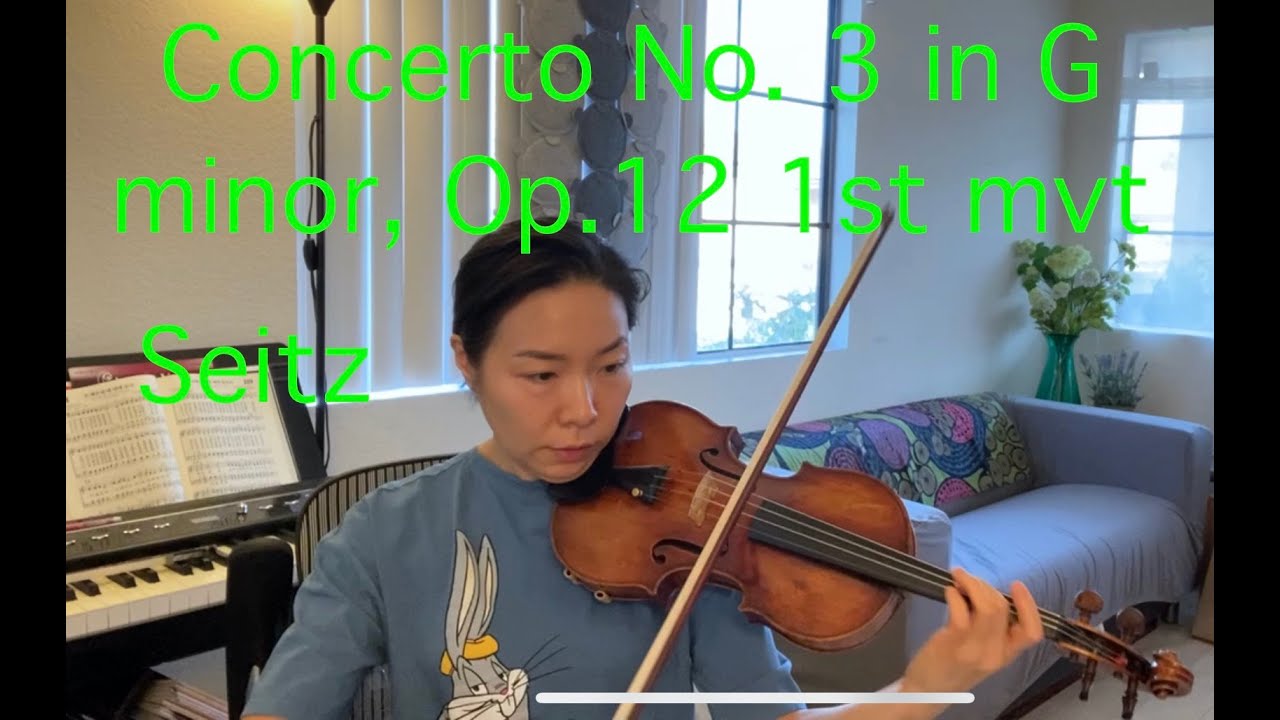 Seitz: Concerto No.3 in G minor, Op. 12, 1st mvt; Solos for Young Violinists vol.2