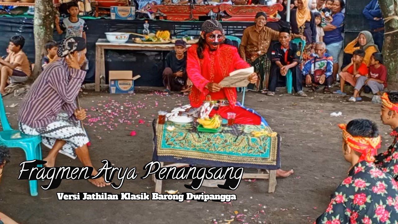 Fragmen Aryo Penangsang Gayeng! Barong Dwipangga Druju Kidul Jathilan Klasik Di Gajahan Seloboro Slm