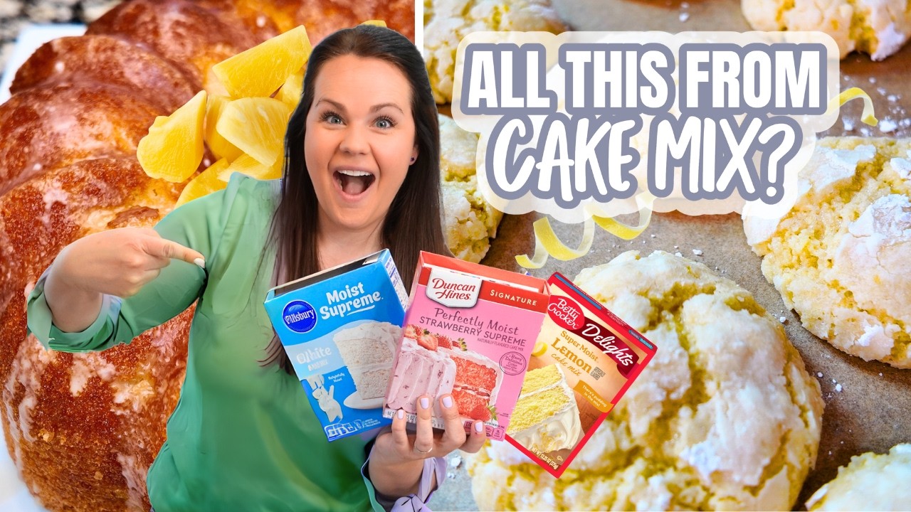 BOX CAKE MIX Recipes YOU NEED to make | EASY DESSERTS anyone can make!