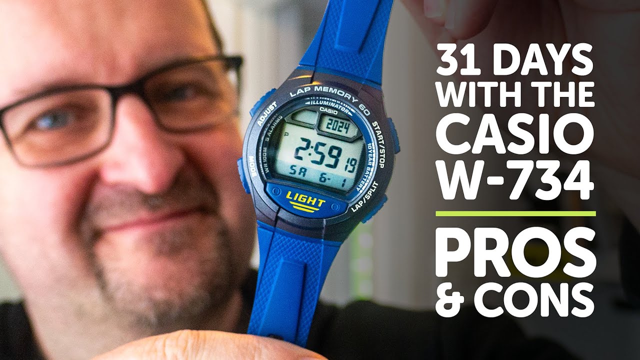 MAY'S DAILY DRIVER Watch - #CASIO W-734 - PROS and CONS!