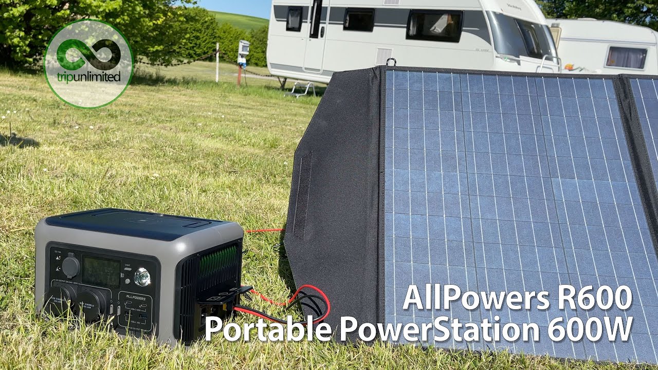 Allpowers R600 Power Station Solarmodul Test