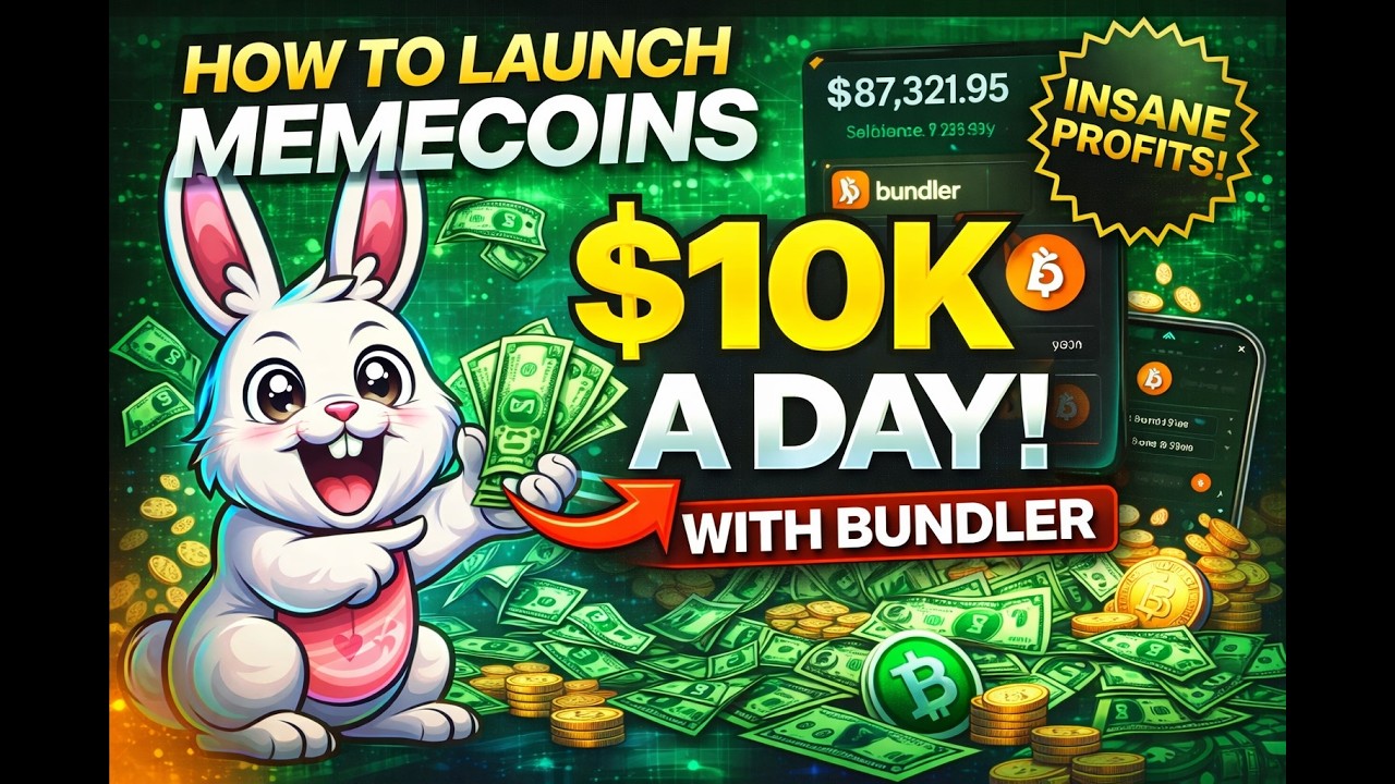 How to Launch a Memecoin and Make 10k Daily (Pumpfun Bundler)