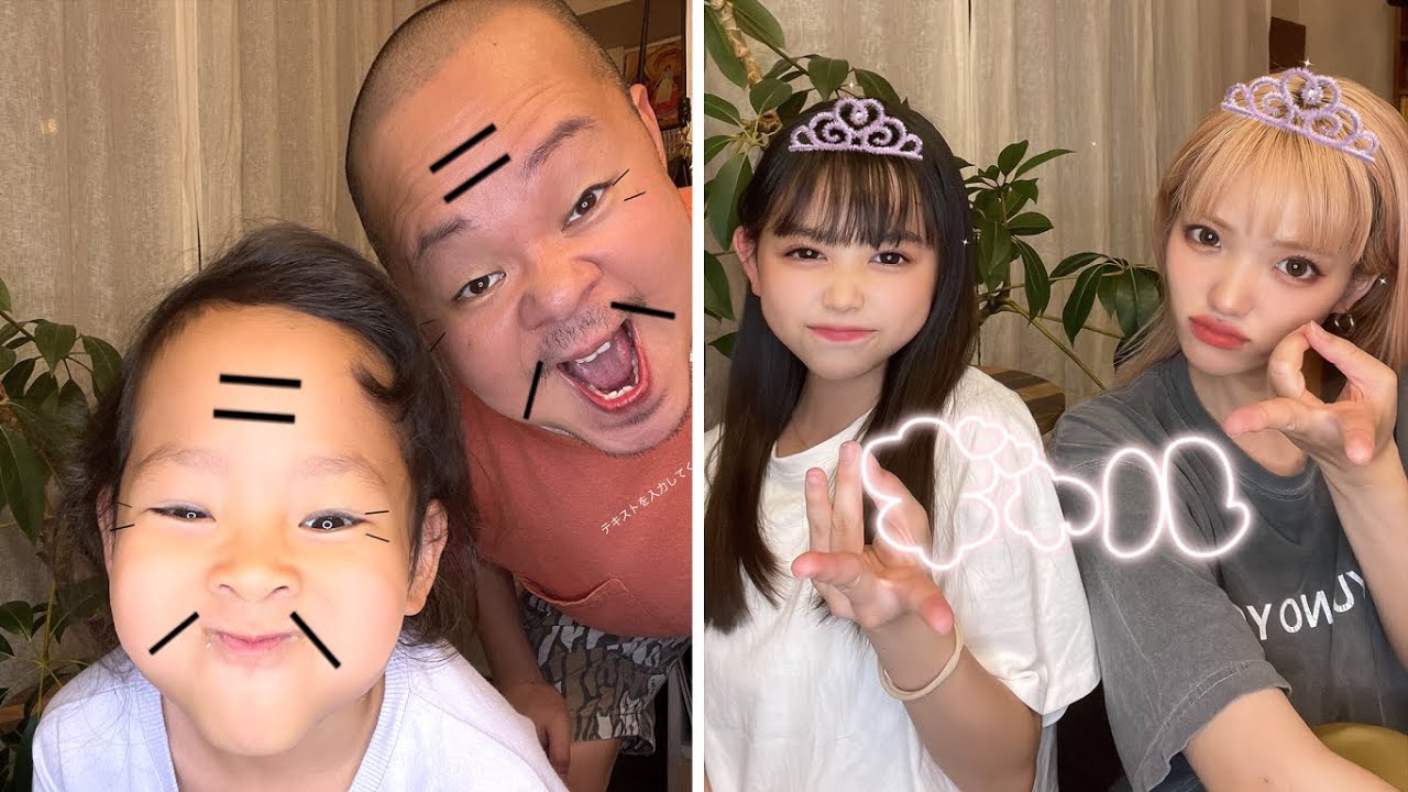 【お泊まり】トンりお家にせんちゃんかんちゃんでお泊まりさせてもらいました
