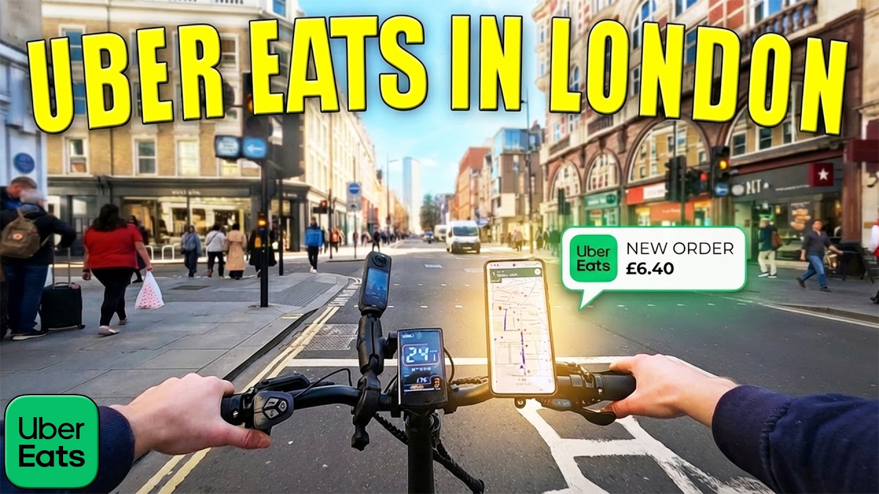 Uber Eats в Лондоне... Обычный день доставки еды в Лондоне (с точки зрения эксперта)