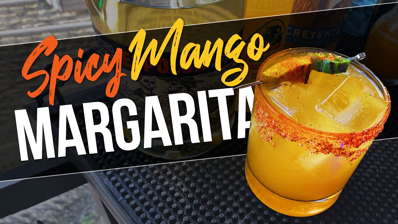 SPICY MANGO MARGARITA | Spicy Margarita with Jalapeño