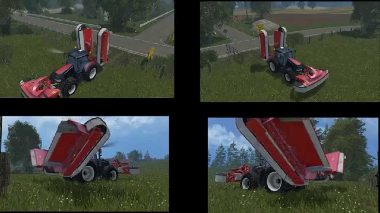 Case 230 CVX + Kuhn FC 3525 + Bigbaler 1290/ Fendt 933 + Pottinger 12.14 T/ T8.435 + Pottinger 1252