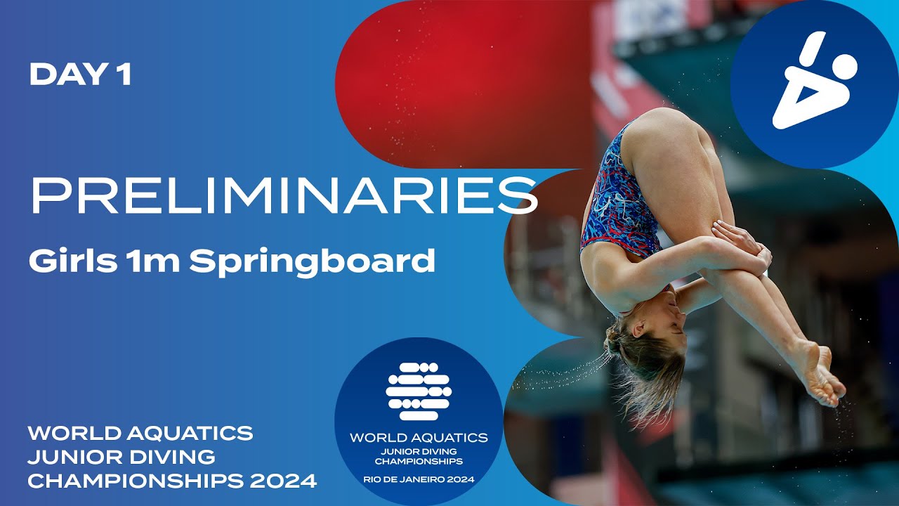 Girls 1m Springboard Prelims Highlights | Day 1 | Junior Diving Champs 2024