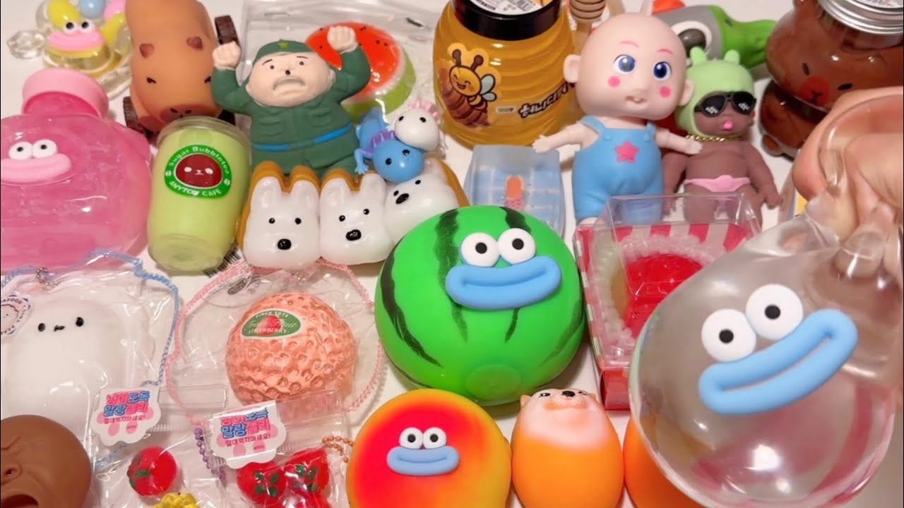 [💸toy asmr💸] 한국 슬라임&말랑이 깡 하면서 의식의 흐름대로 얘기하기 