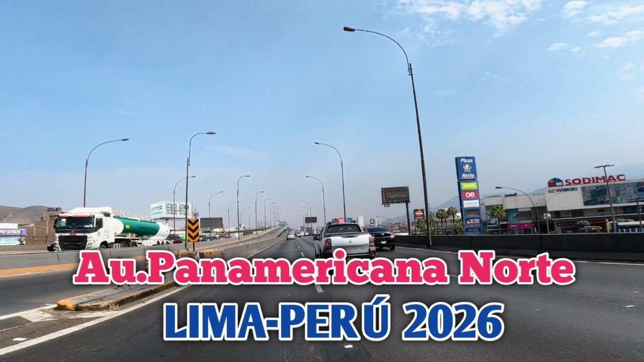 UN RECORRIDO POR EL AU. PANAMERICANA NORTE DEL CENTRO DE LIMA A PUENTE PIEDRA | DÍA 11/01/2026