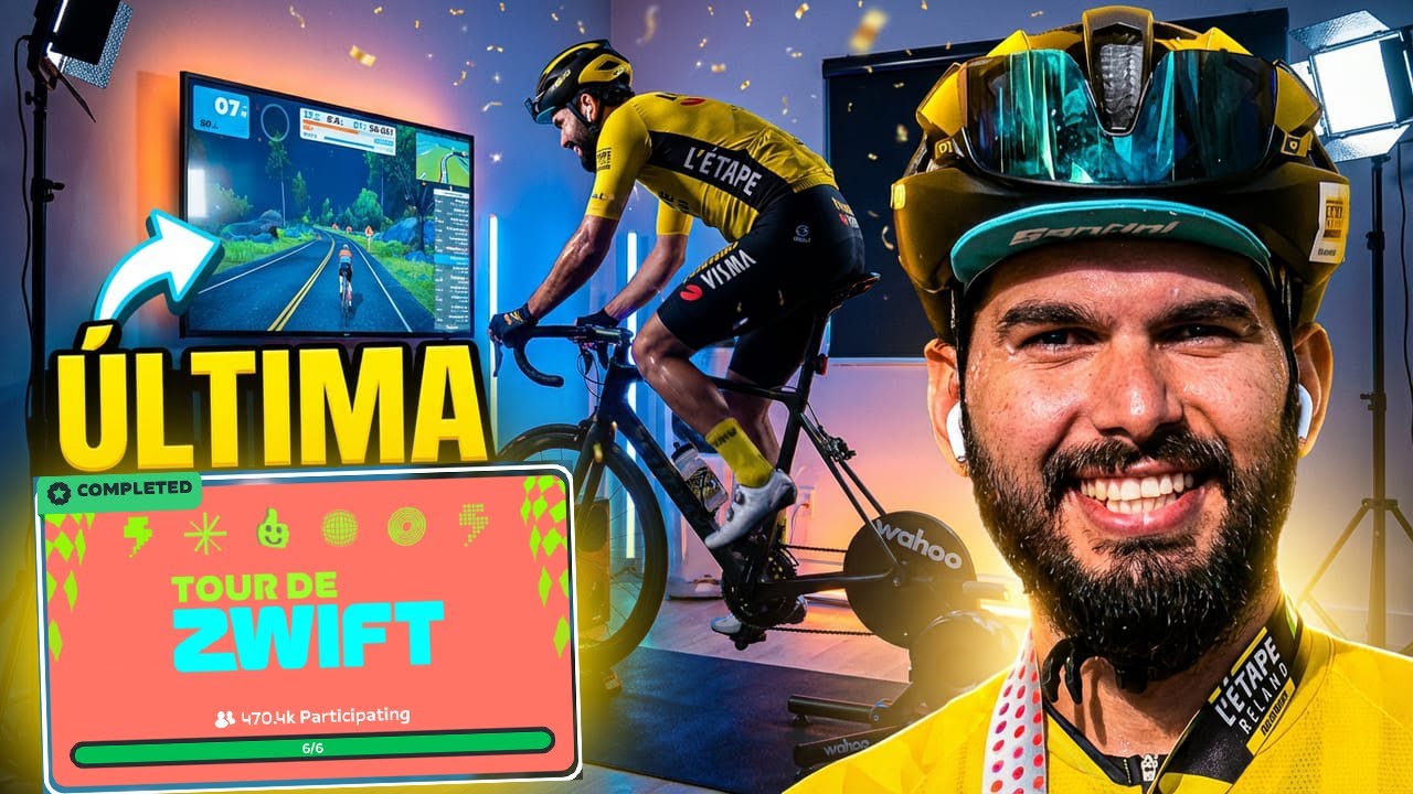 A GRANDE FINAL! Última Etapa do Tour du Zwift 🚴‍♂️💥 (LIVE)