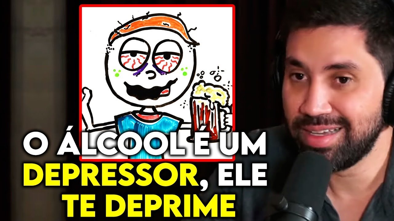 OS EFEITOS DO ÁLCOOL NO CÉREBRO (PSIQUIATRA) | Lutz Podcast