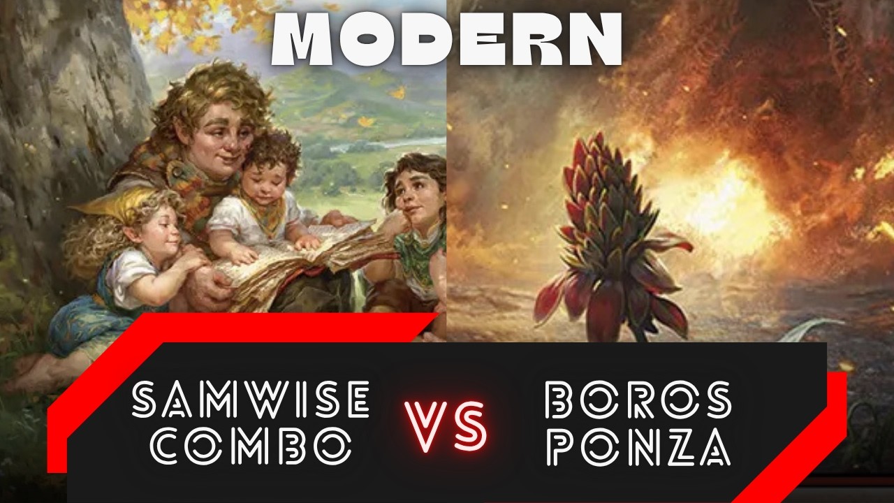 Контроль маны против бесконечного комбо | Samwise Combo против Boros Ponza | Modern MTG