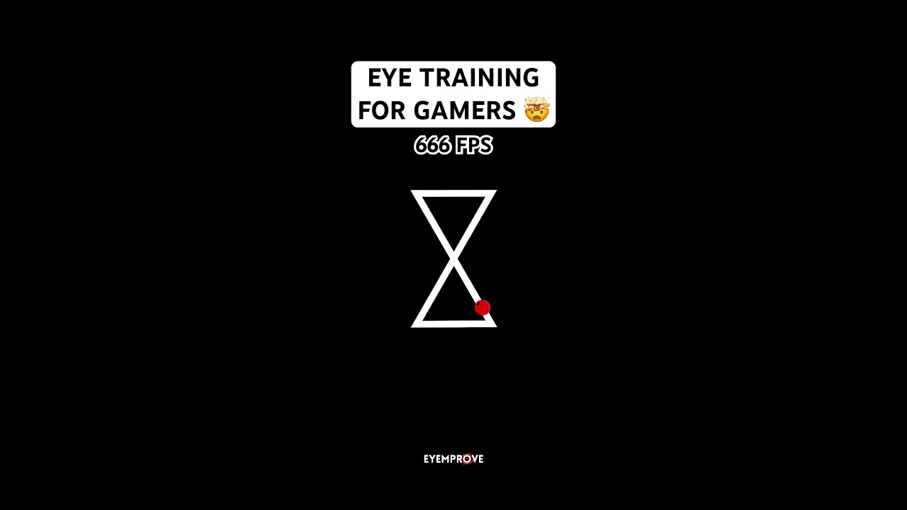 Get Better Aim with this 666 FPS Eye Training #gaming #shorts