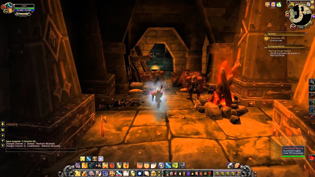 A Potential Ally Quest Playthrough - Searing Gorge