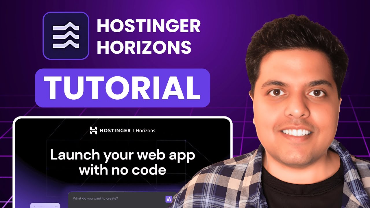 Hostinger Horizons No Code Web App Builder Tutorial For Beginners (Step By Step)