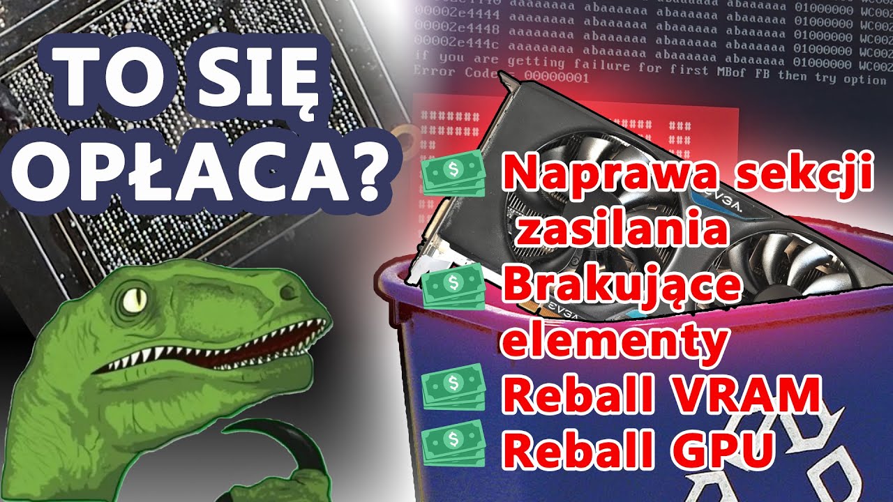 EVGA GTX 970. Kulkowanie GPU, VRAM. Naprawa sekcji zasilania.