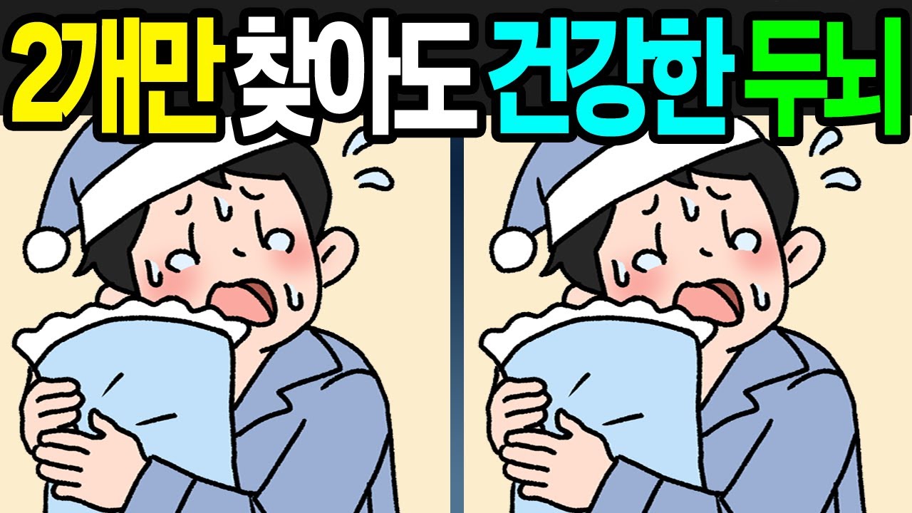 차이점 다 찾으면 치매 걱정 없어요!