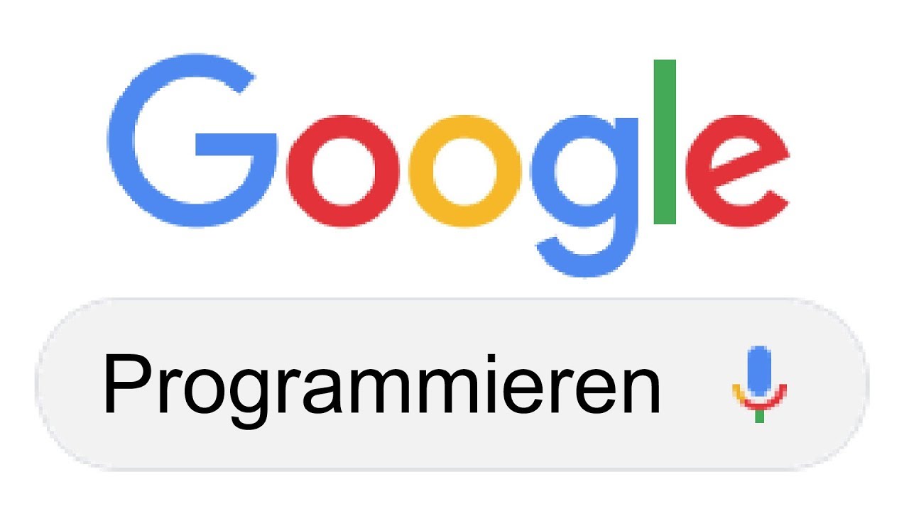 Programmieren = 90% Googeln