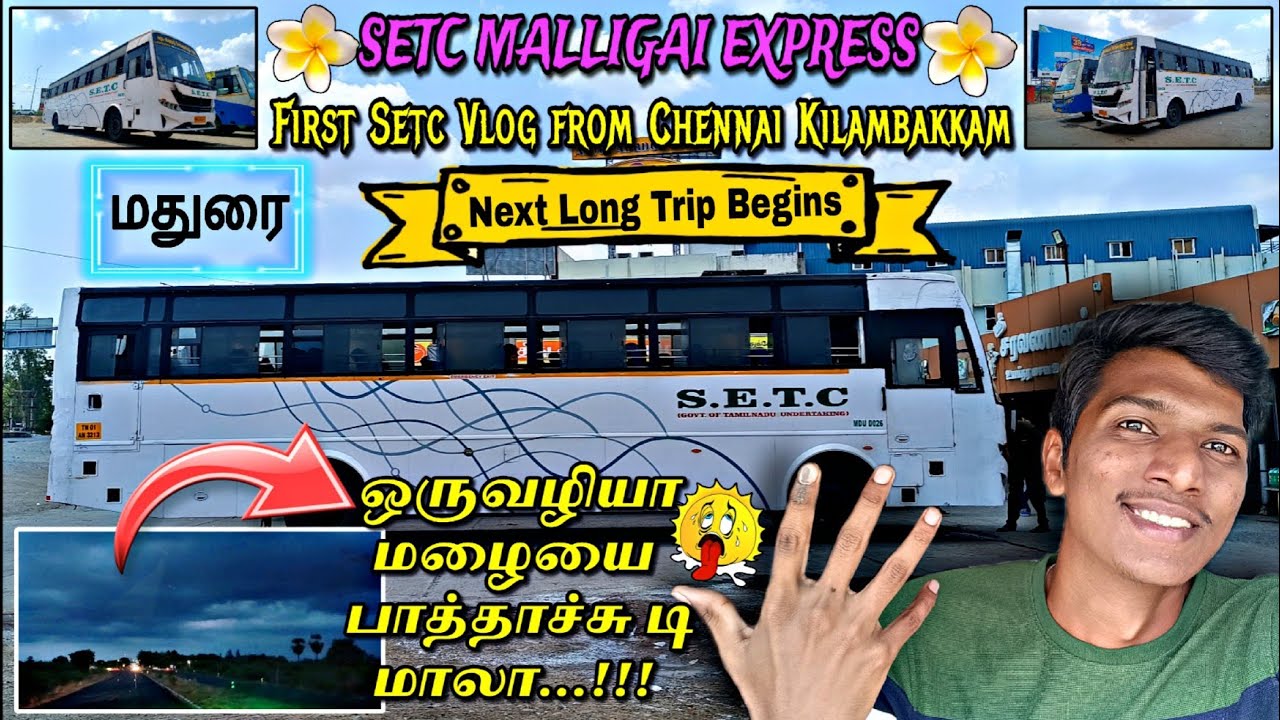 💥SETC's PREMIUM NON-AC 'MALLIGAI EXPRESS' TRAVEL VLOG!!! Chennai Kilambakkam to Madurai|Naveen Kumar