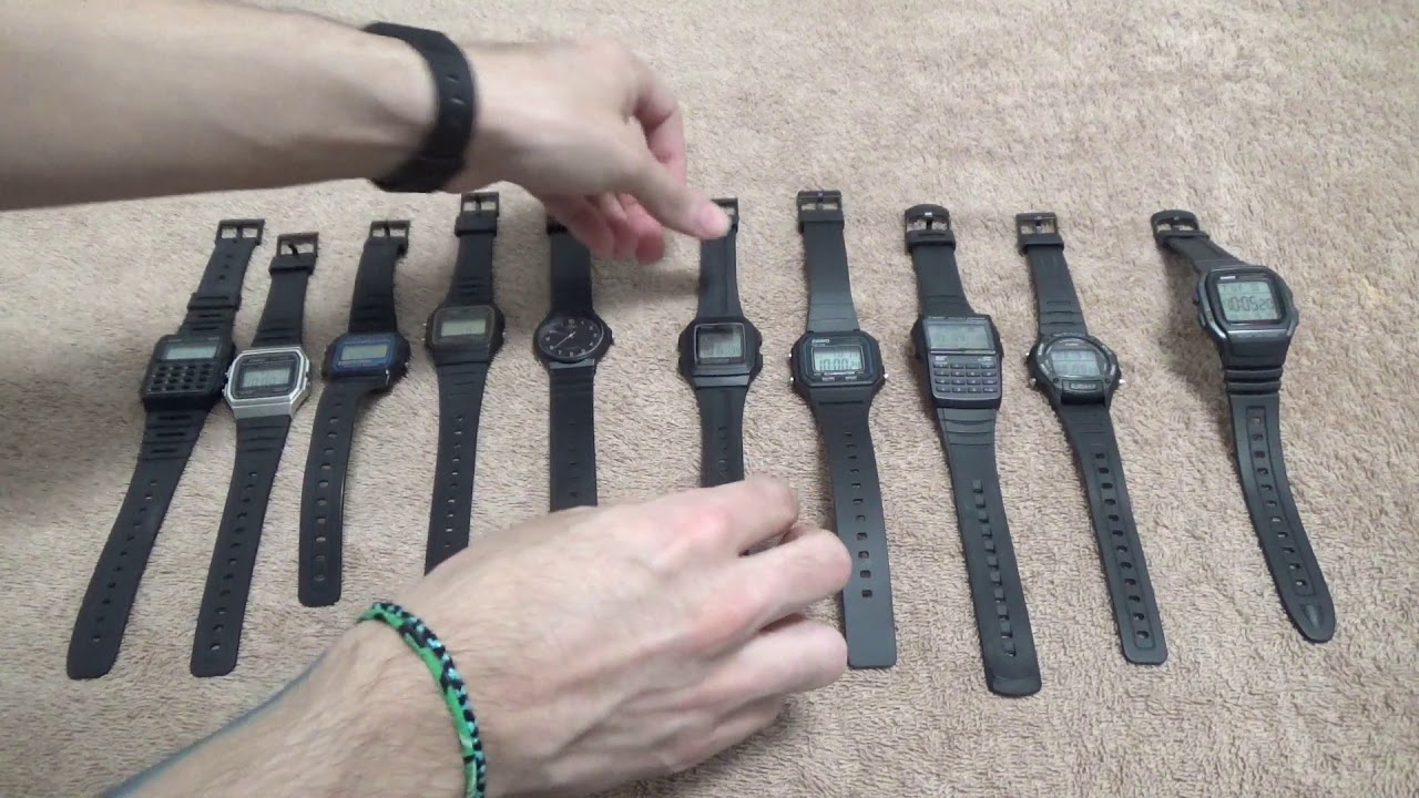 Моя потрясающая коллекция часов Casio!