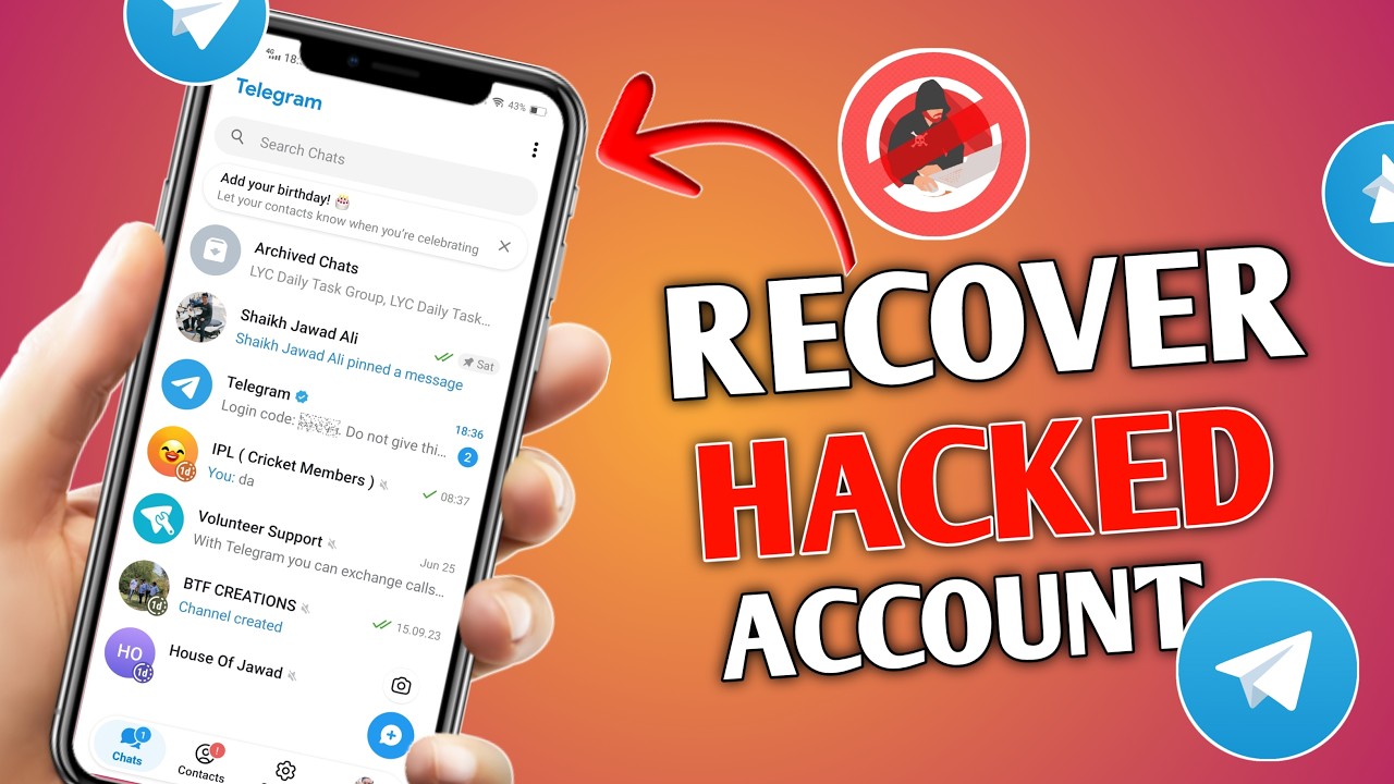 How to Recover a Hacked Telegram Account | Get Back Hacked Telegram ID 🔥🔥