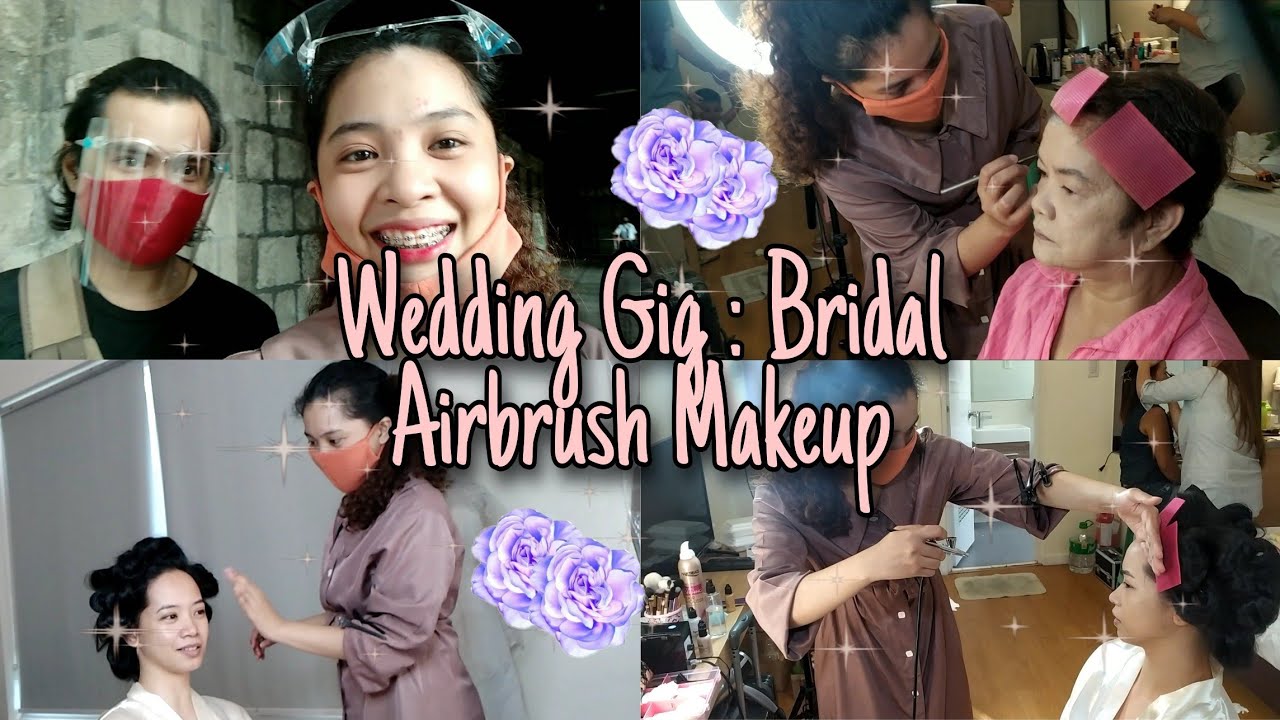 WEDDING Gig: My first Bridal Airbrush Makeup. Client Vlog#04