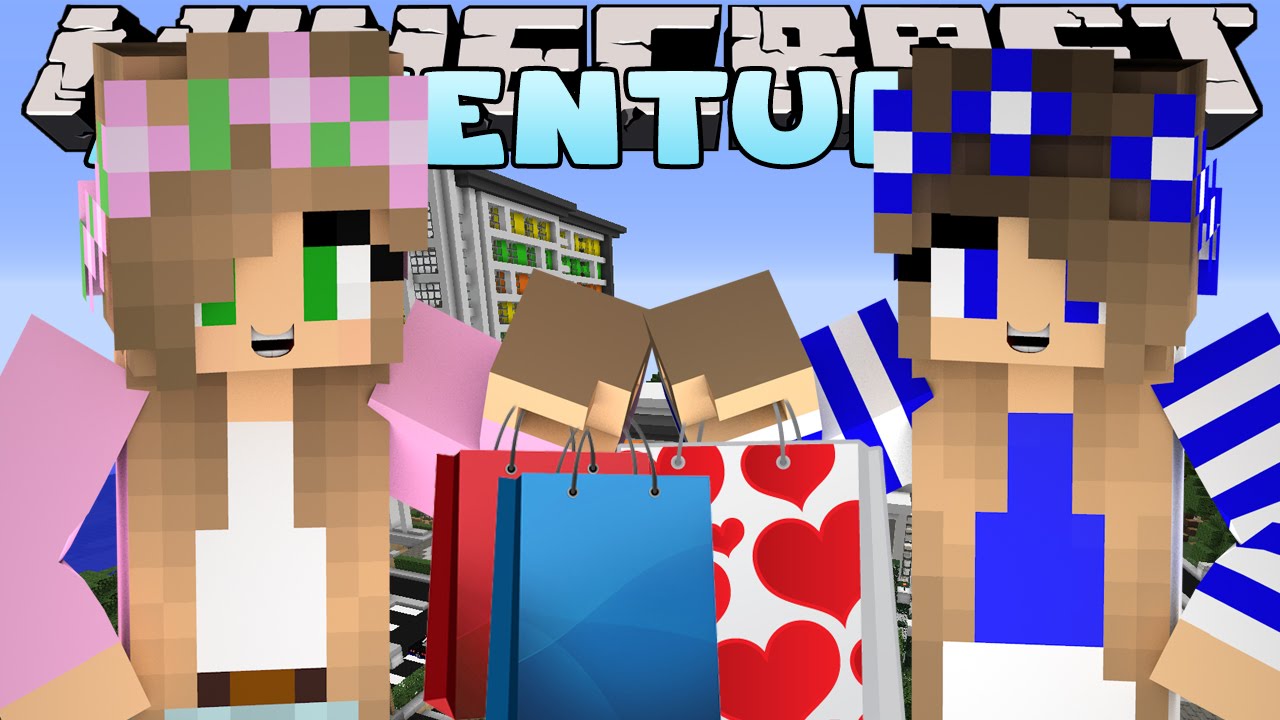 Minecraft-Little Kelly Adventures-GOING TO THE MALL w/Little Carly.