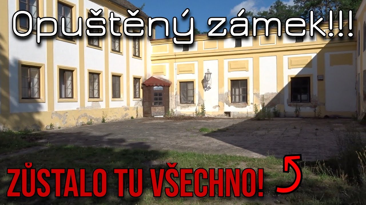 URBEX - 🏚️ Opuštěný klasicistní zámek 🏰  - Nejzachovalejší budova v ČR??? 😯 | URBEX Petr