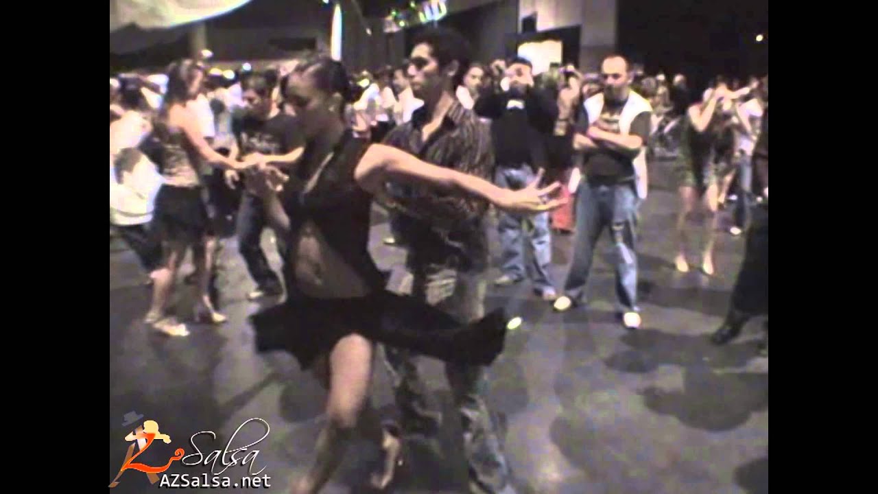 Emily Alabi social dancing @ SFO Salsa Congress 2006!