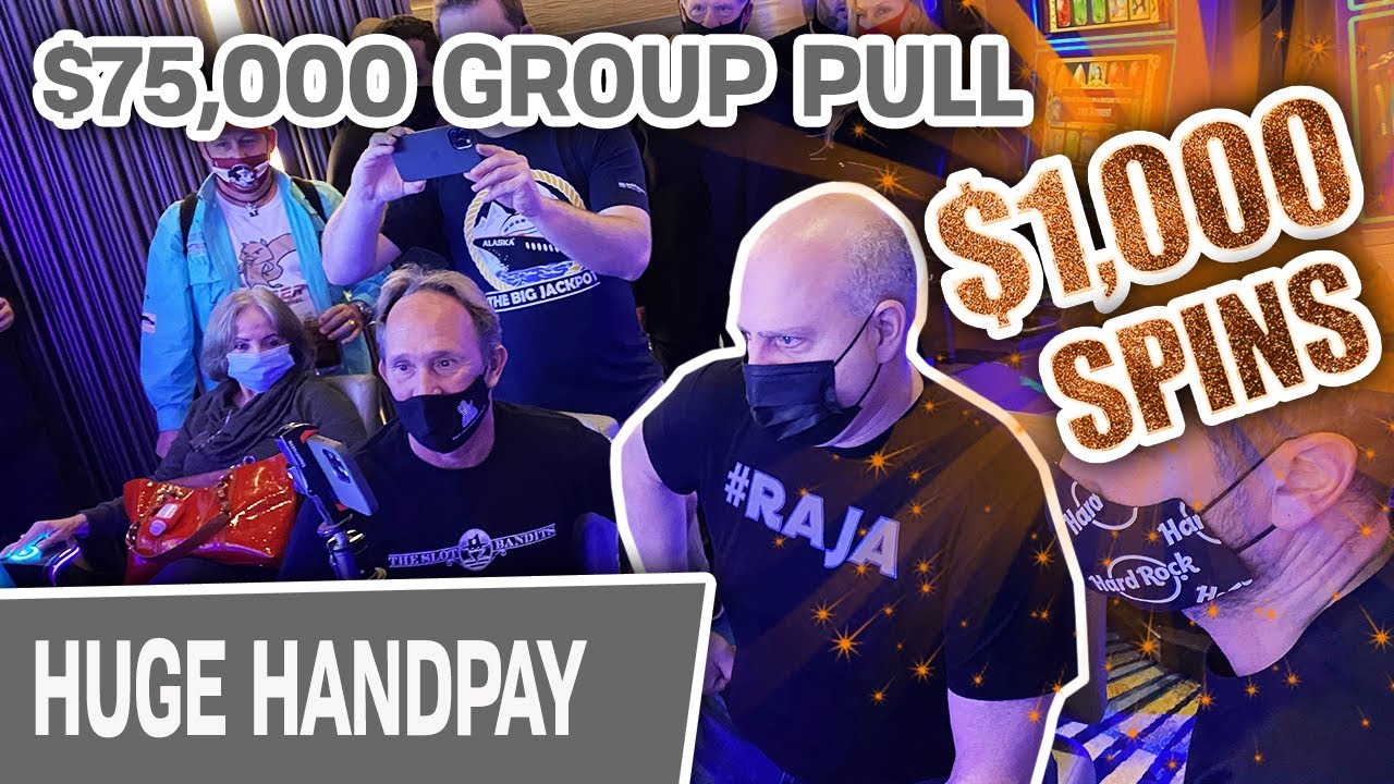 💰 $1,000 SPINS & $75,000 IN! 😁 UNBELIEVABLE Slot Machine Group Pull in VEGAS on Dragon Cash
