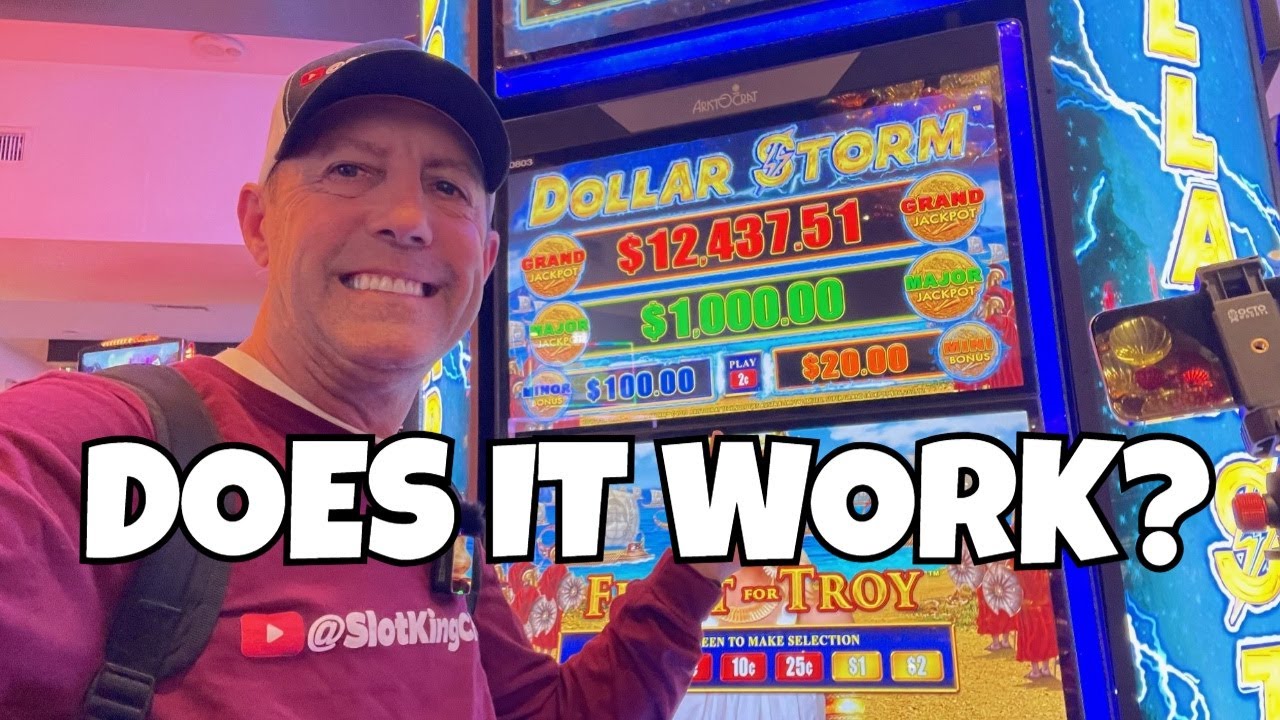 I Had to Try My Strategy on This Dollar Storm Machine