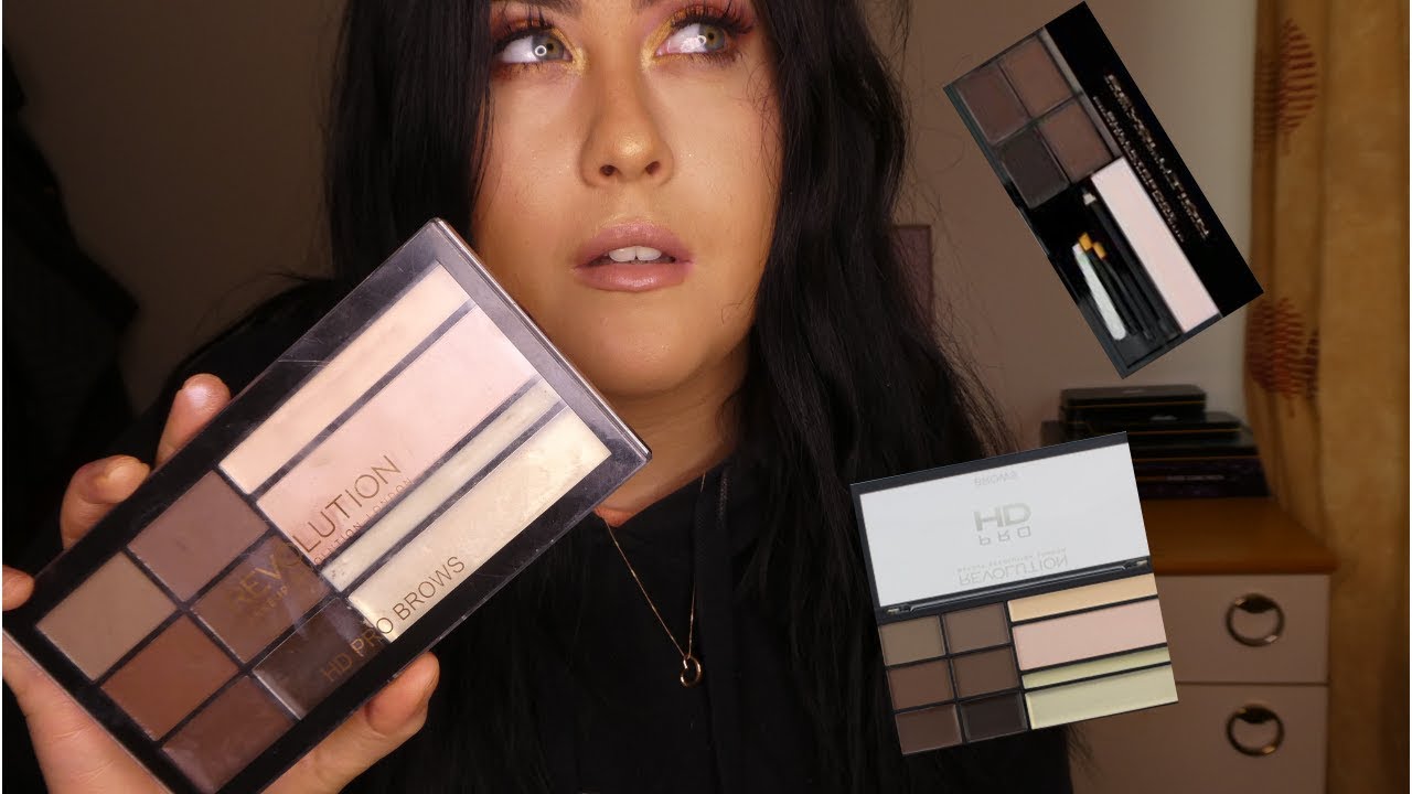 Testing the Makeup Revolution HD Pro Brow Palette| Tutorial + Review| MelissaJaynexo