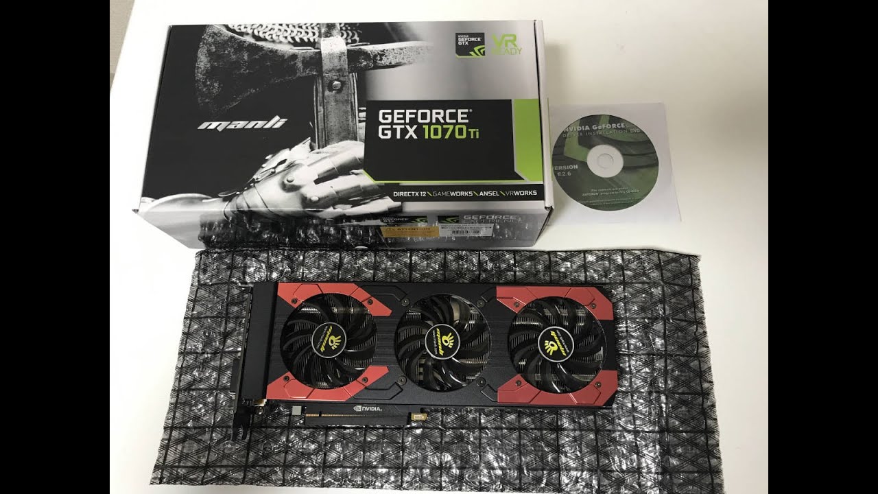 Разбор видеокарты Manli GTX 1070 TI Triple Cooler