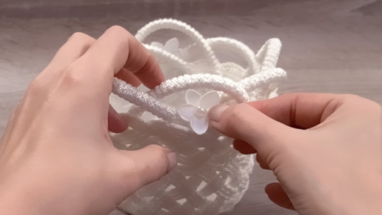 DIY👍Нашла применение материалам, оставшимся после ремонта😊Белое кашпо