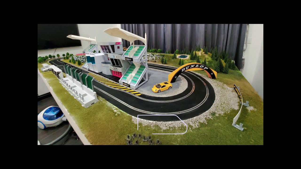 Scalextric Law Enforcer : Slot Car Layout