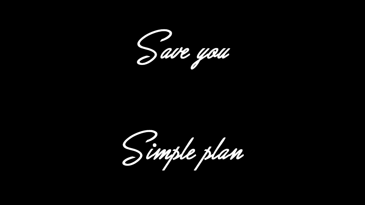 Save you - Simple plan - Acoustic instrumental with choirs (karaoke)