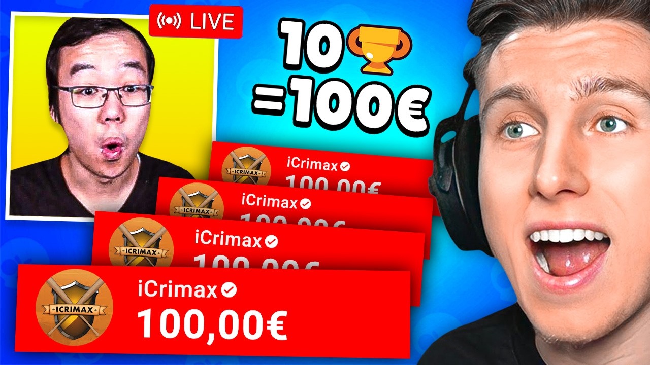 1000€ an kleine Brawl Stars Streamer spenden! 😍